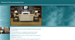 Desktop Screenshot of parklanenursinghome.org