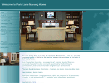 Tablet Screenshot of parklanenursinghome.org